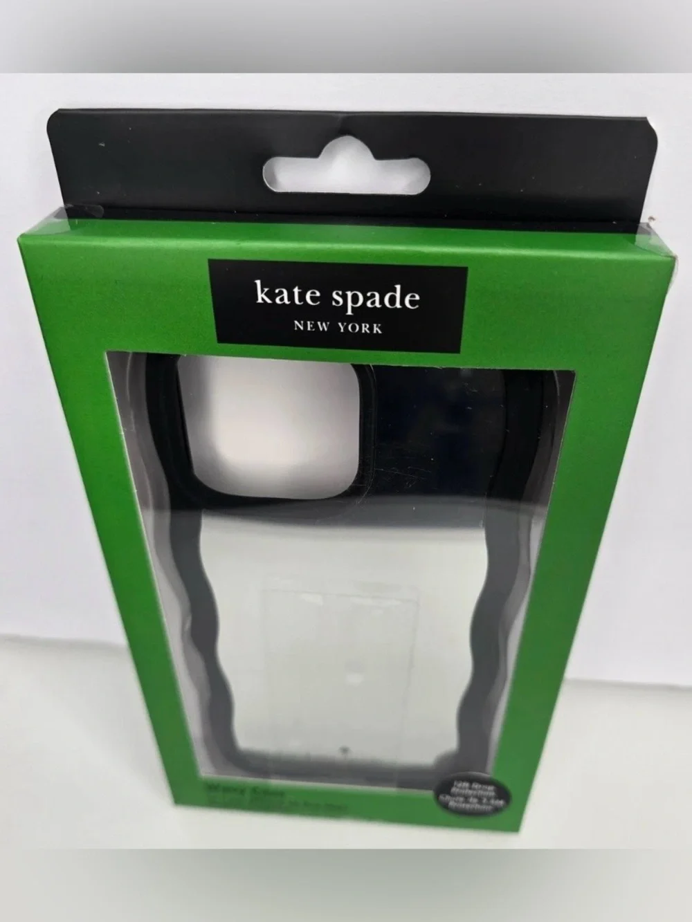 Kate Spade ♠️ New York IPHONE 16 Pro Max Black Wavy With Mirror back  New